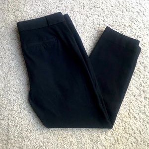 Women’s Black Cropped Banana Republic Black Sloan Pants 6P Petite